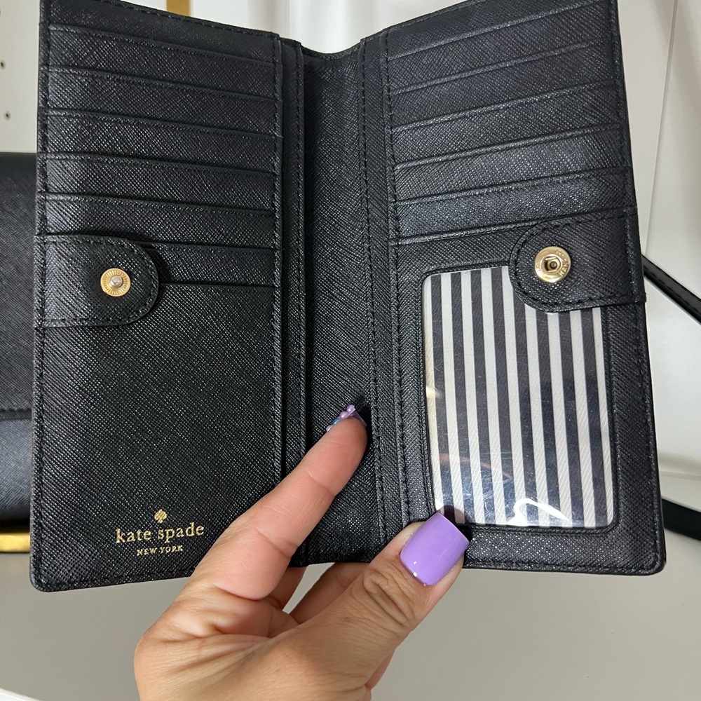 Kate Spade Cross Body and Matching Wallet Set EUC - Picture 4 of 11